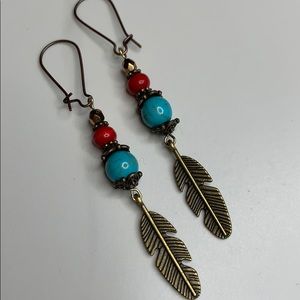 Boho style western dangle earrings (a1047) New